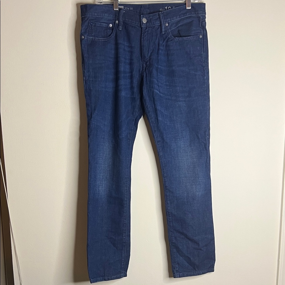 Gap 1969 Skinny Jeans Dark Blue Size 33x30
Blue Jeans